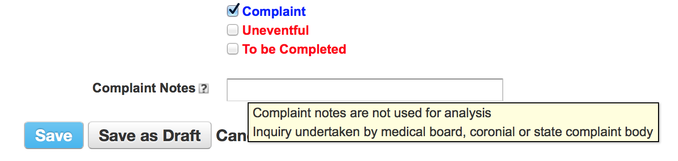 complaint
